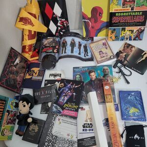 Loot crate lot random items x-files spiderman hero horror poster 90s nostalgia